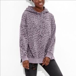 American Eagle Outfitters Animal Print Hoodie